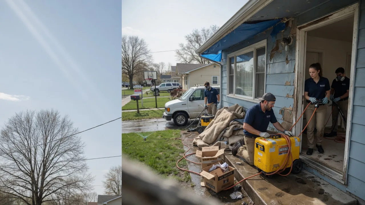 Basement Flood Cleanup in Marlin, TX near me
